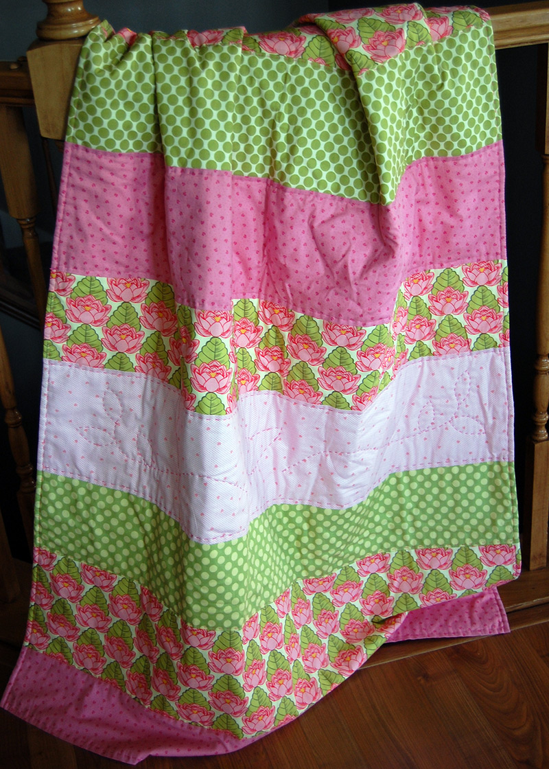 Quick Striped Baby Quilt The Cloth Parcel