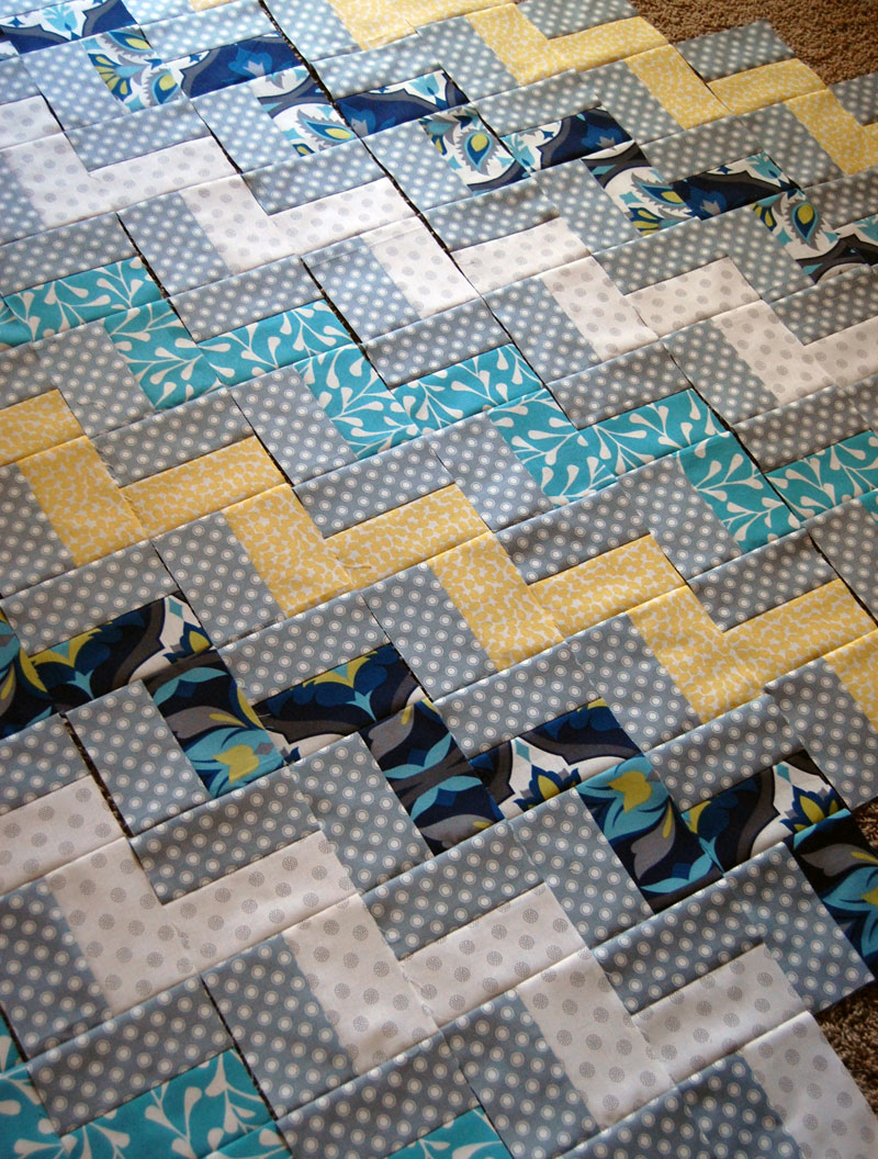 Zig Zag Chevron Quilt The Cloth Parcel