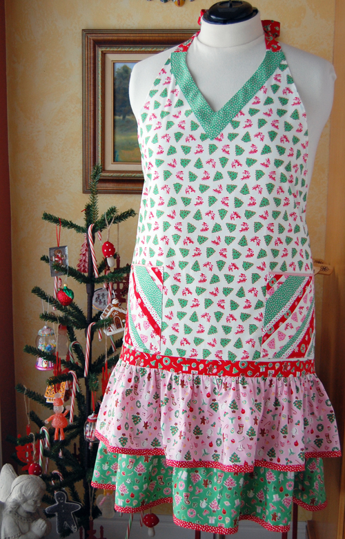Candy Stripes Apron & Table Runner Pattern