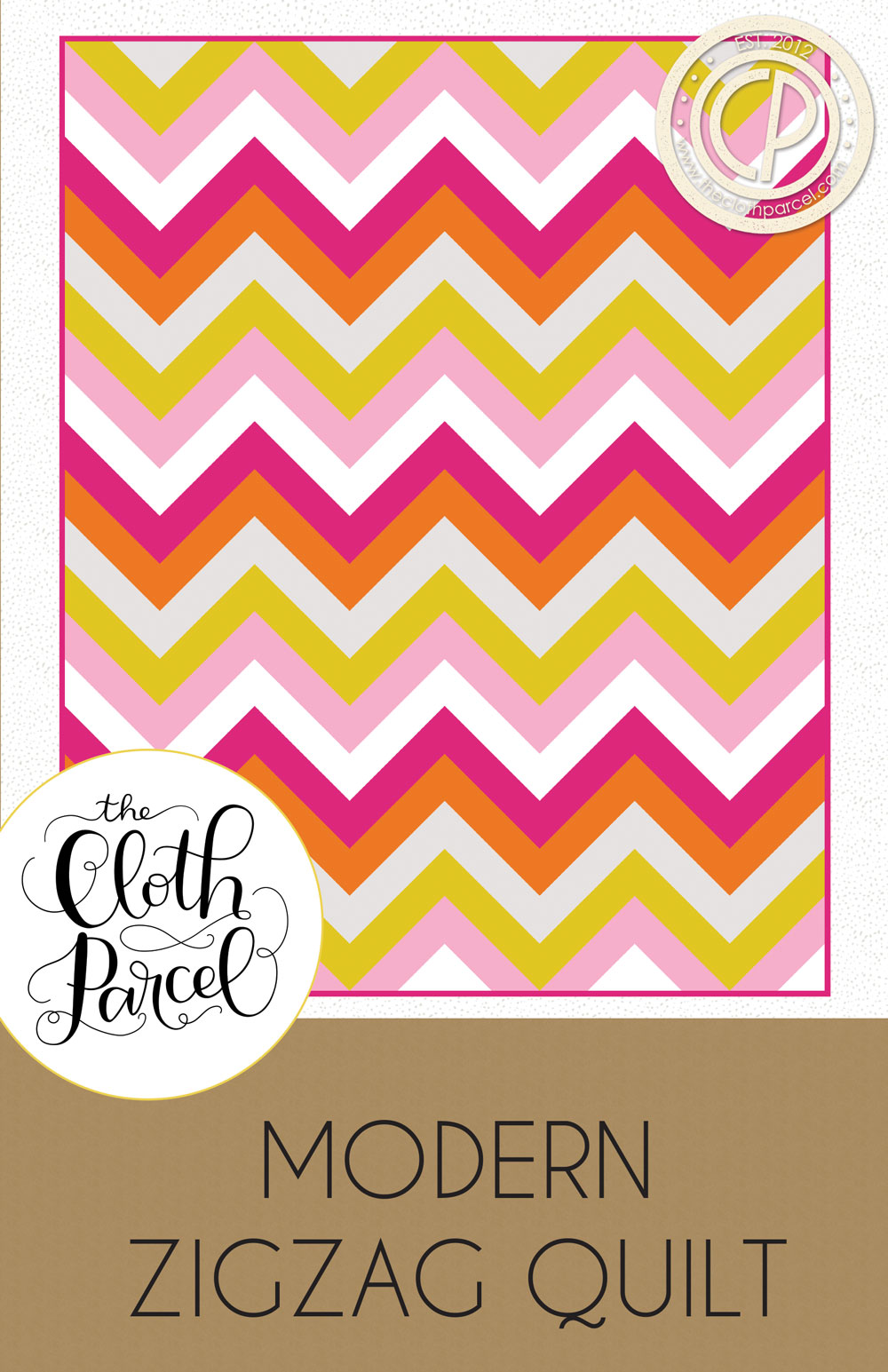 Modern Zigzag Quilt – PAPER Pattern