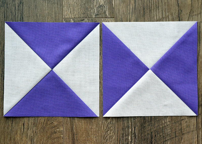 Make This Quarter Square Triangle Block Tutorial
